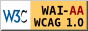 Em conformidade com o nvel 'AA' das WCAG 1.0 do W3C